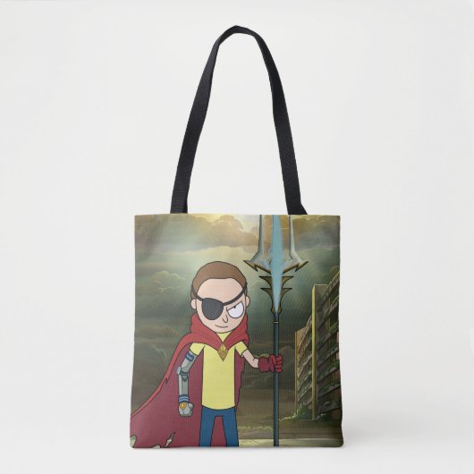 RICK EN MORTY™ | Kwaad Morty Tote Bag (Voorkant)