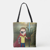 RICK EN MORTY™ | Kwaad Morty Tote Bag (Achterkant)