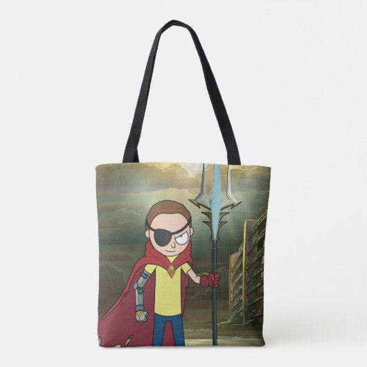 RICK EN MORTY™ | Kwaad Morty Tote Bag (Achterkant)