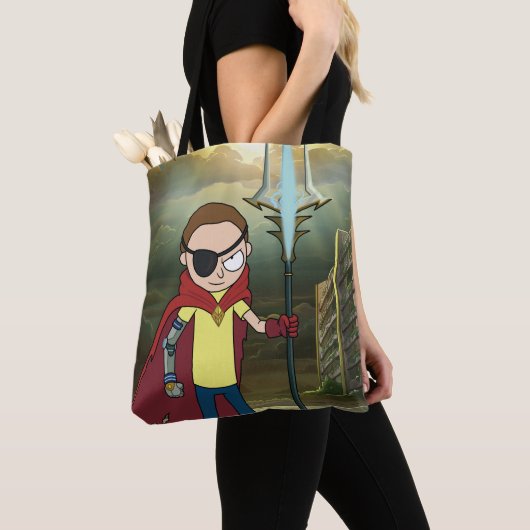 RICK EN MORTY™ | Kwaad Morty Tote Bag (Dichtbij)