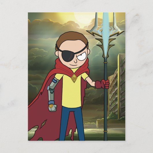 RICK EN MORTY™ | Kwaad Morty Uitnodiging Briefkaart (Voorkant)