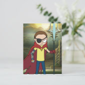 RICK EN MORTY™ | Kwaad Morty Uitnodiging Briefkaart (Staand voorkant)