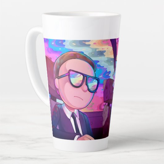 Rick en Morty Latte Mok (Linkerhoek)