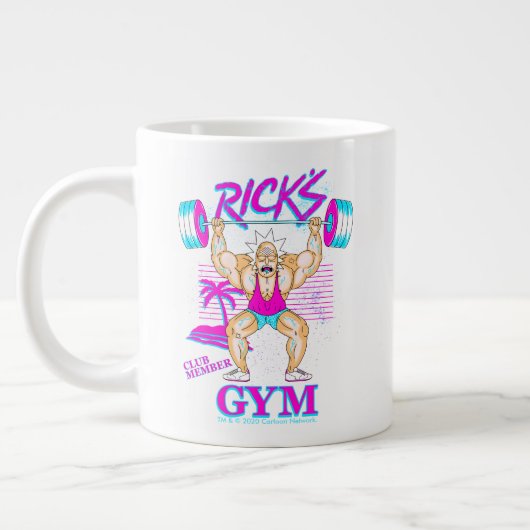 RICK EN MORTY™ | Lid van Rick's Gym Club Grote Koffiekop (Links)
