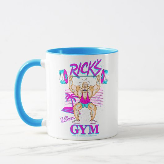 RICK EN MORTY™ | Lid van Rick's Gym Club Mok (Links)