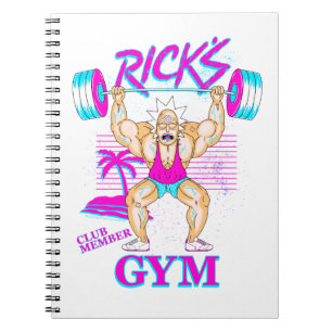 RICK EN MORTY™   Lid van Rick's Gym Club Notitieboek