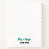 RICK EN MORTY™ | Lid van Rick's Gym Club Notitieboek (Achterkant)