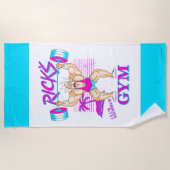 RICK EN MORTY™ | Lid van Rick's Gym Club Strandlaken (Voorkant)