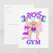 RICK EN MORTY™ | Lid van Rick's Gym Club Uitnodiging Briefkaart (Voorkant / Achterkant)