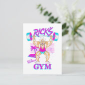 RICK EN MORTY™ | Lid van Rick's Gym Club Uitnodiging Briefkaart (Staand voorkant)