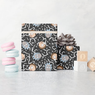 Rick en Morty Lightning Pattern Cadeaupapier