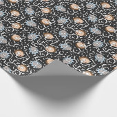 Rick en Morty Lightning Pattern Cadeaupapier (Hoek)