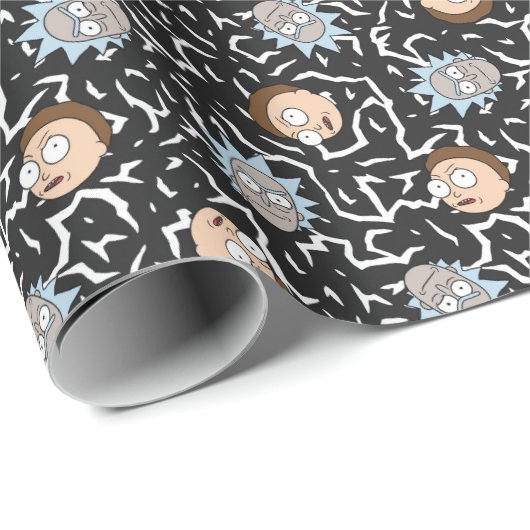 Rick en Morty Lightning Pattern Cadeaupapier (Rol Hoek)