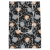Rick en Morty Lightning Pattern Medium Cadeauzakje (Achterkant)