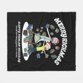 Rick en Morty | Merry Rickmas-Cadeaus Fleece Deken (Voorkant (Horizontaal))