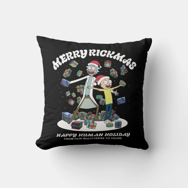 Rick en Morty | Merry Rickmas-Cadeaus Kussen (Voorkant)