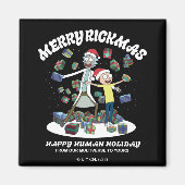 Rick en Morty | Merry Rickmas-Cadeaus Magneet (Voorkant)