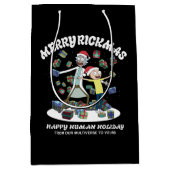 Rick en Morty | Merry Rickmas-Cadeaus Medium Cadeauzakje (Voorkant)