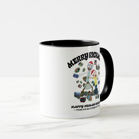 Rick en Morty | Merry Rickmas-Cadeaus Mok (Voorkant rechts)