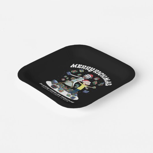 Rick en Morty | Merry Rickmas-Cadeaus Papieren Bordje (Gebogen)