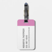 RICK EN MORTY™ | MIJN APP NIET ONTWIKKELEN BAGAGELABEL (Achterkant verticaal)