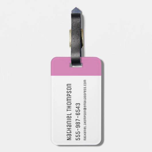 RICK EN MORTY™ | MIJN APP NIET ONTWIKKELEN BAGAGELABEL (Achterkant verticaal)