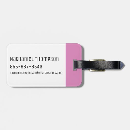 RICK EN MORTY™ | MIJN APP NIET ONTWIKKELEN BAGAGELABEL (Achterkant horizontaal)