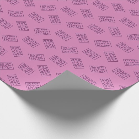 RICK EN MORTY™ | MIJN APP NIET ONTWIKKELEN CADEAUPAPIER (Hoek)