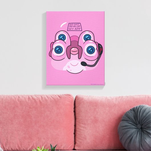 RICK EN MORTY™ | MIJN APP NIET ONTWIKKELEN CANVAS AFDRUK (Insitu (Woonkamer))