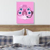 RICK EN MORTY™ | MIJN APP NIET ONTWIKKELEN CANVAS AFDRUK (Insitu (Slaapkamer))