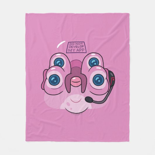 RICK EN MORTY™ | MIJN APP NIET ONTWIKKELEN FLEECE DEKEN (Voorkant)