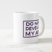 RICK EN MORTY™ | MIJN APP NIET ONTWIKKELEN GROTE KOFFIEKOP (Voorkant rechts)