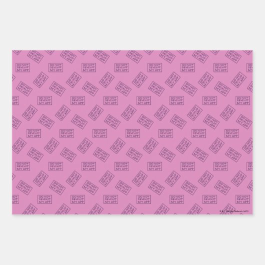 RICK EN MORTY™ | MIJN APP NIET ONTWIKKELEN INPAKPAPIER VEL (Voorkant 3)