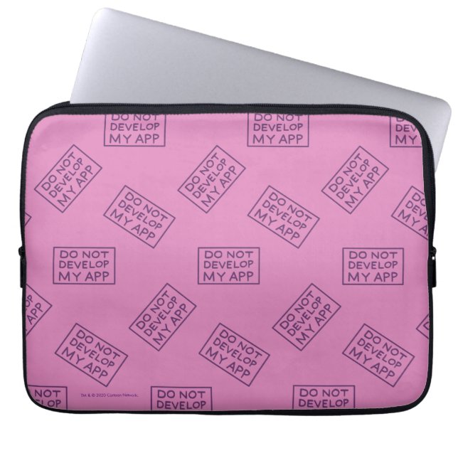 RICK EN MORTY™ | MIJN APP NIET ONTWIKKELEN LAPTOP SLEEVE (Voorkant)