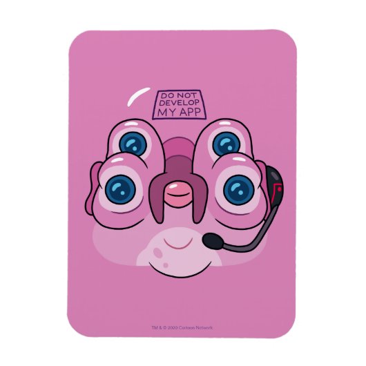 RICK EN MORTY™ | MIJN APP NIET ONTWIKKELEN MAGNEET (Verticaal)