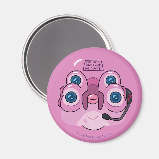 RICK EN MORTY™ | MIJN APP NIET ONTWIKKELEN MAGNEET (Voorkant / Achterkant)