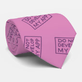 RICK EN MORTY™ | MIJN APP NIET ONTWIKKELEN STROPDAS (Opgerold)