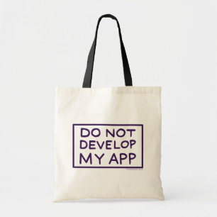 RICK EN MORTY™ MIJN APP NIET ONTWIKKELEN TOTE BAG