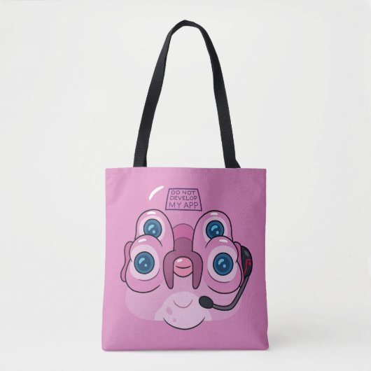 RICK EN MORTY™ | MIJN APP NIET ONTWIKKELEN TOTE BAG (Voorkant)