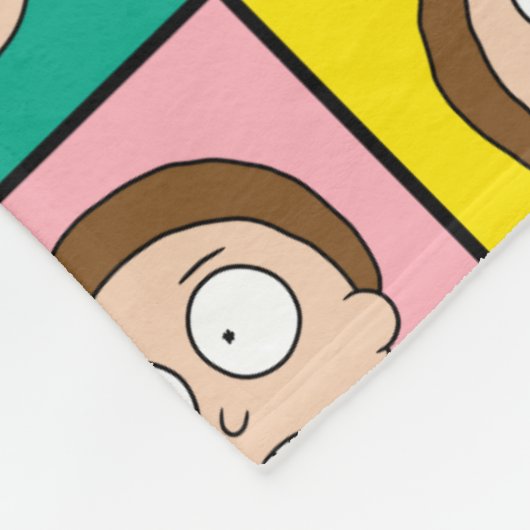 RICK EN MORTY™ | Morty's Moods Fleece Deken (Hoek)