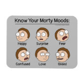RICK EN MORTY™ | Morty's Moods Magneet (Horizontaal)