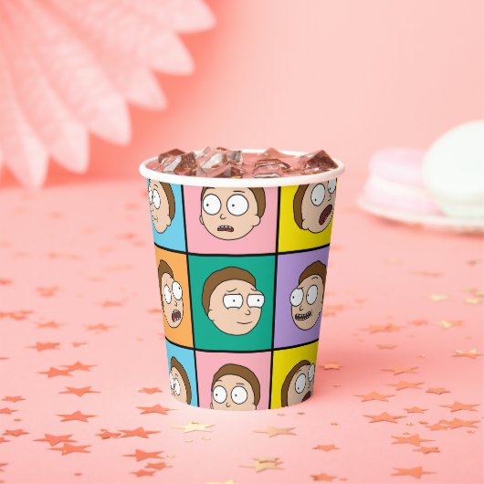 RICK EN MORTY™ | Morty's Moods Papieren Bekers (Insitu)
