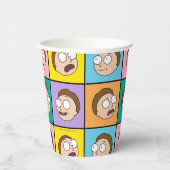 RICK EN MORTY™ | Morty's Moods Papieren Bekers (Rechts)