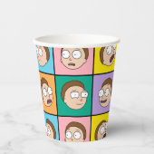 RICK EN MORTY™ | Morty's Moods Papieren Bekers (Voorkant)