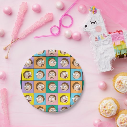 RICK EN MORTY™ | Morty's Moods Papieren Bordje (Feest)