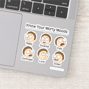 RICK EN MORTY™   Morty's Moods Sticker