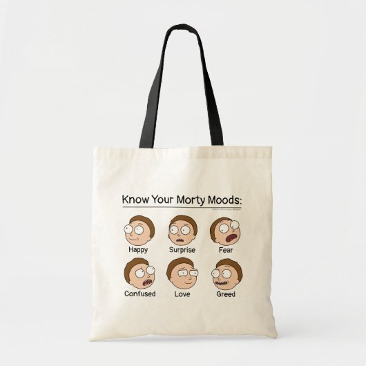 RICK EN MORTY™ | Morty's Moods Tote Bag (Voorkant)
