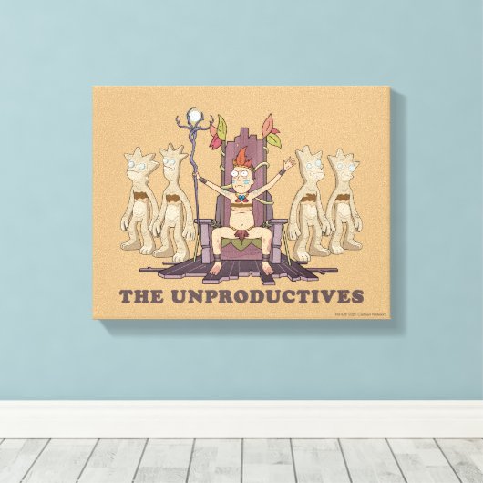 RICK EN MORTY™ | Niet-productieve producten Canvas Afdruk (Insitu (Houten vloer))