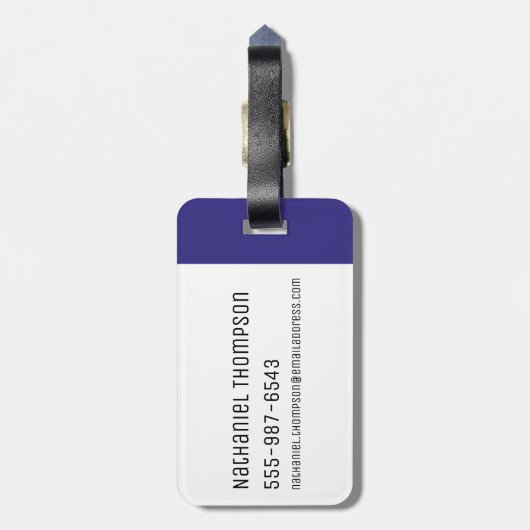 RICK EN MORTY™ | Onder geïnfecteerd celpatroon Bagagelabel (Achterkant verticaal)