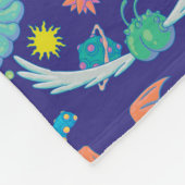 RICK EN MORTY™ | Onder geïnfecteerd celpatroon Fleece Deken (Hoek)